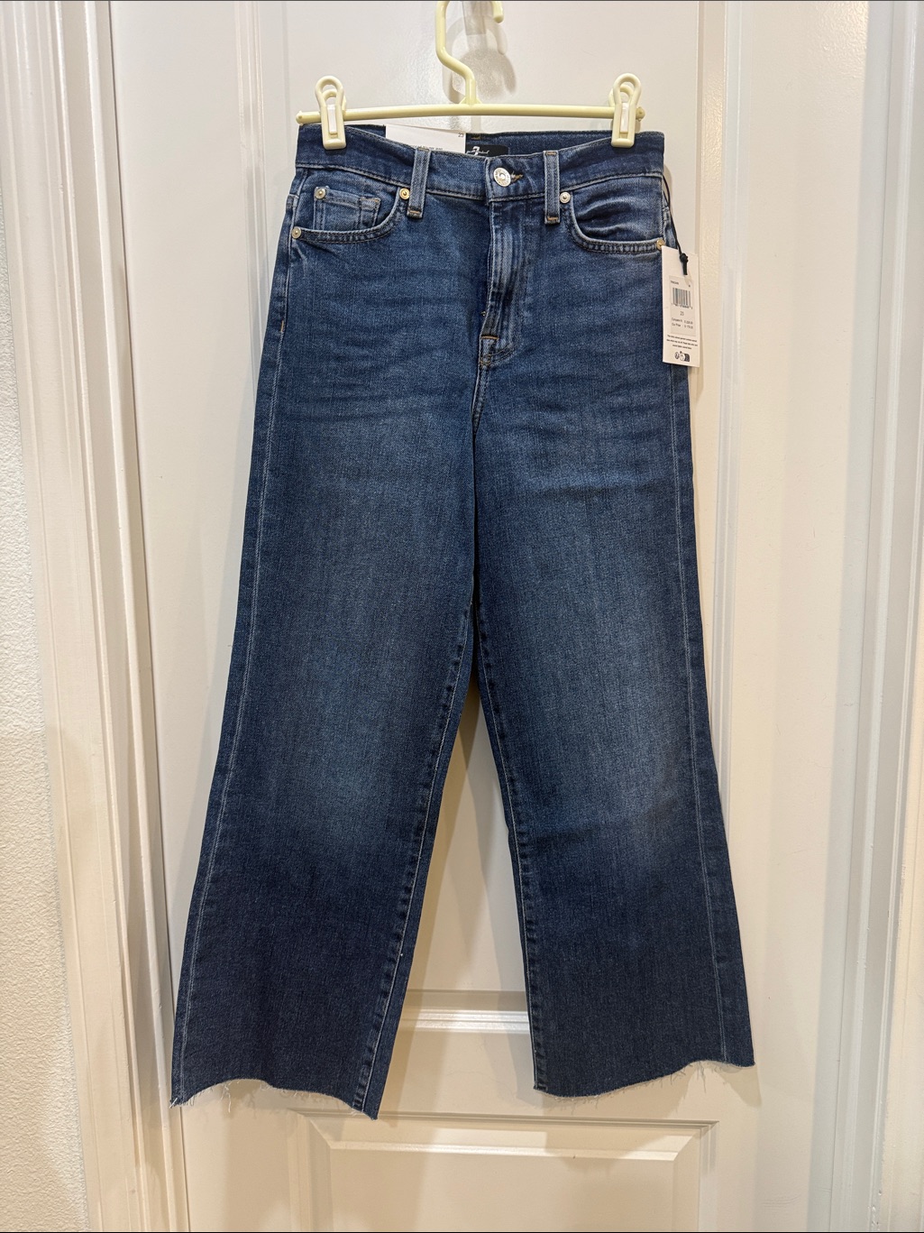 7 For All Mankind Cropped Alexa Trouser Jean Nwt